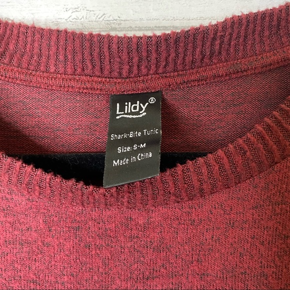 🌈 Lildy asymmetrical tunic length sweater - Picture 3 of 5